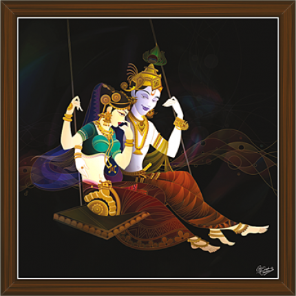 Radha Krishna Paintings (RK-2262)